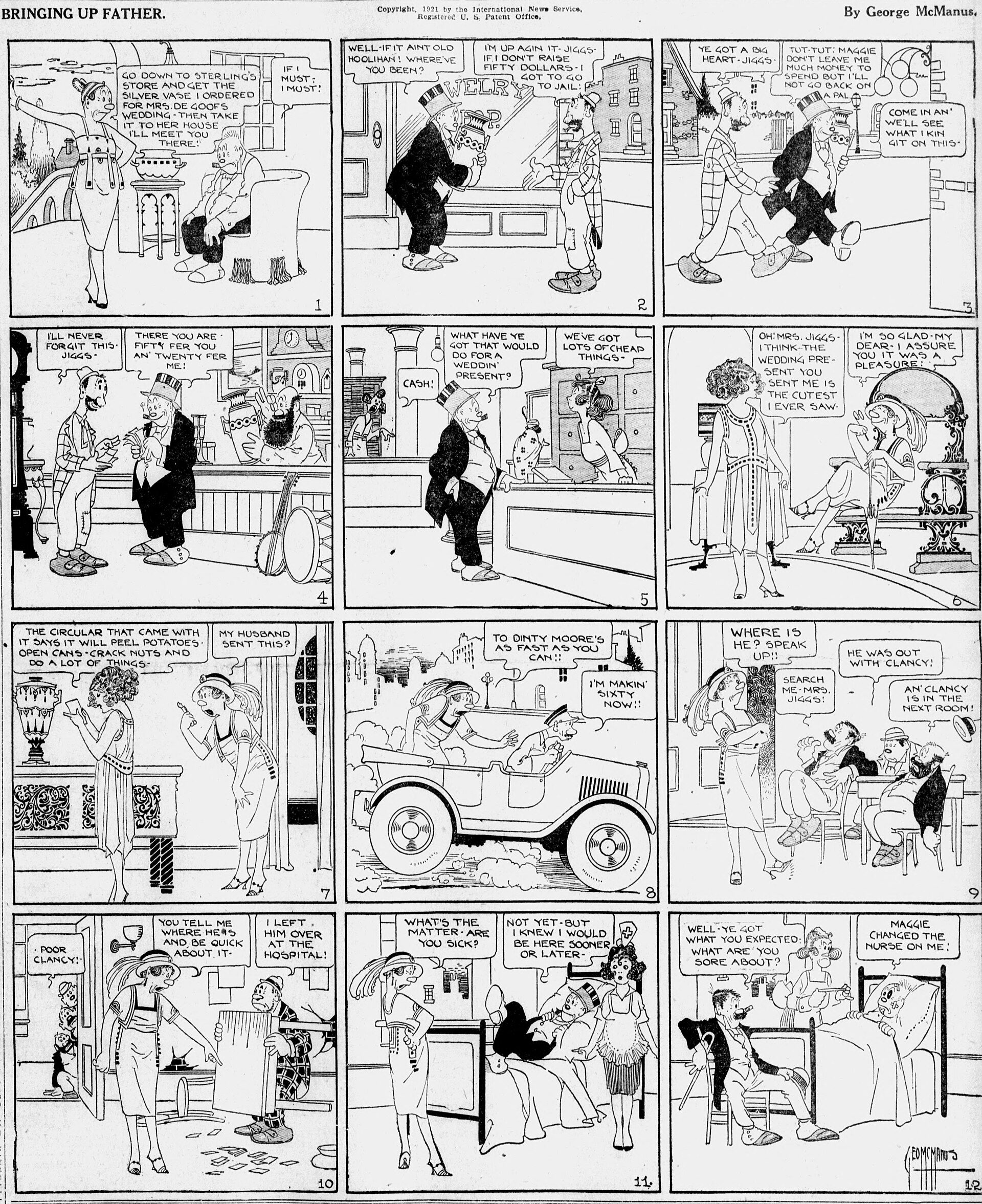 Bringing Up Father by George McManus, April 30, 1922