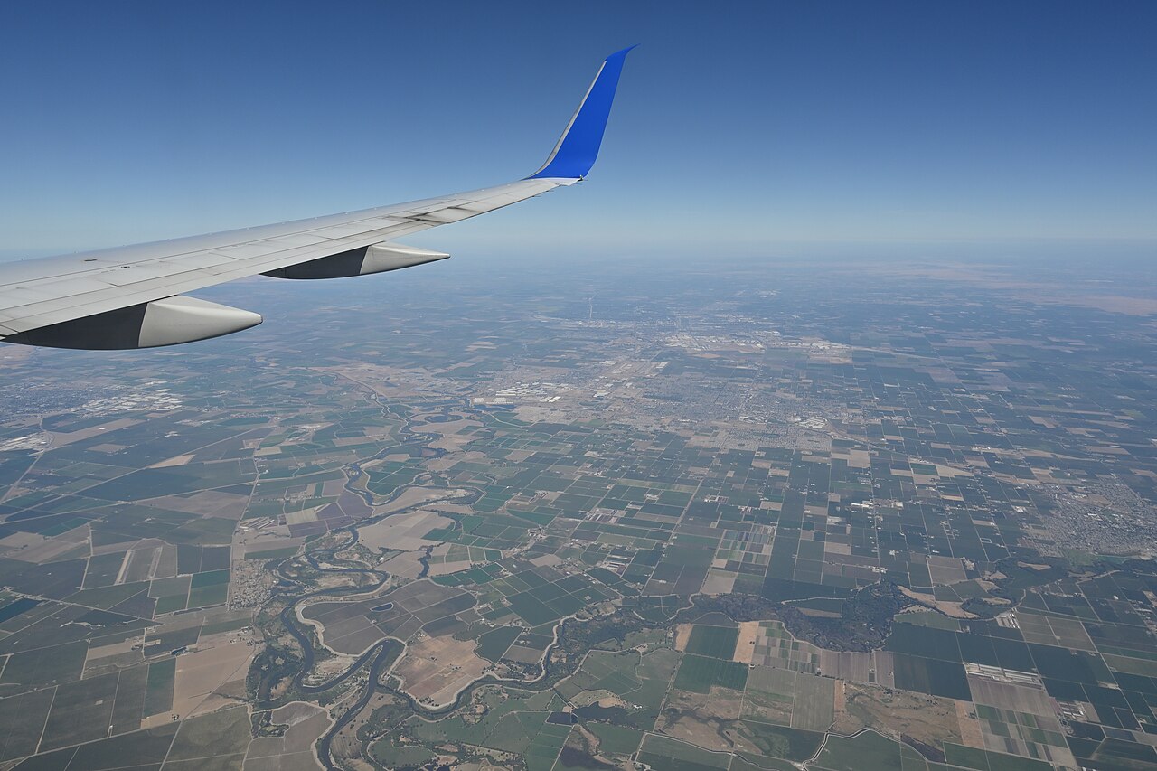 Manteca from the air — cover of WELCOME Manteca, the Manteca California city magazine
