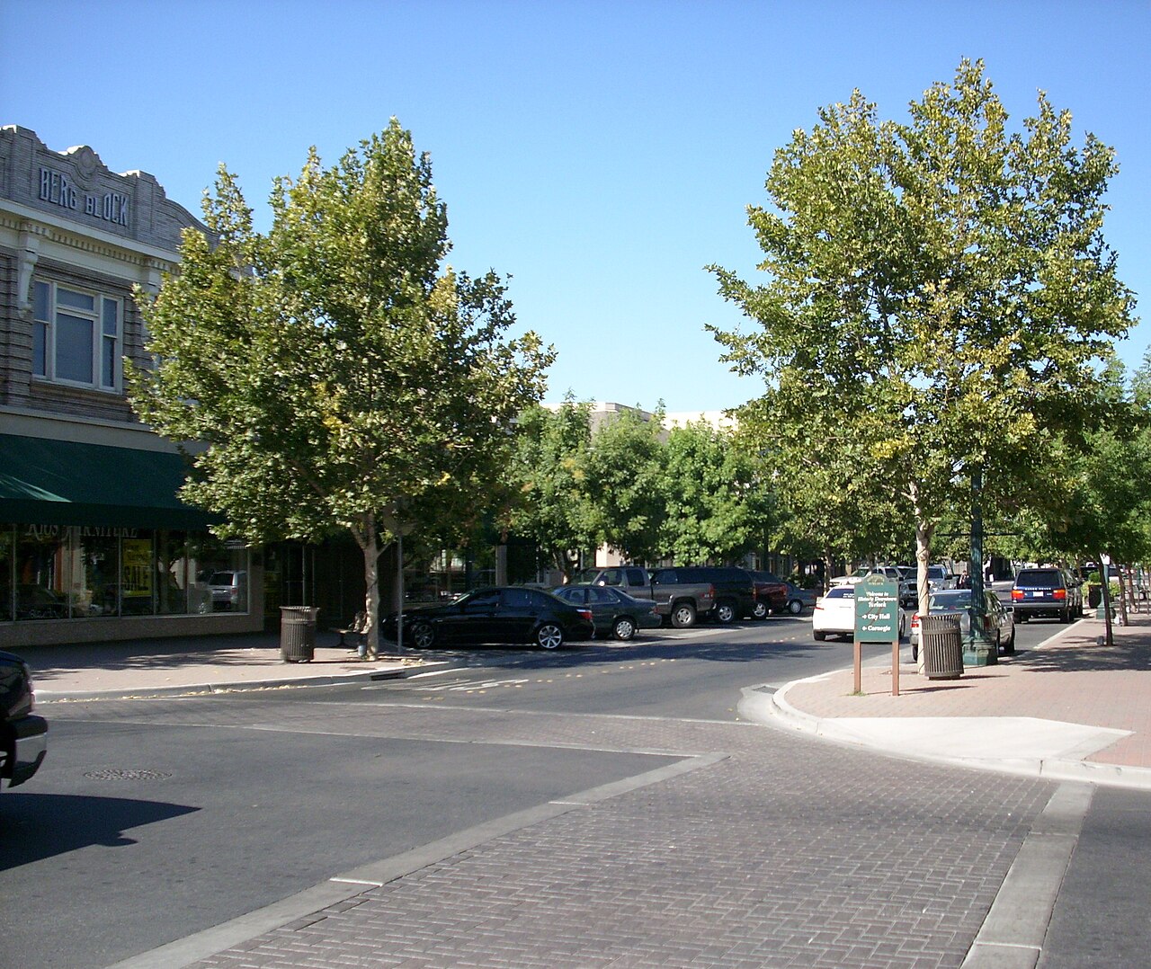 Main Street, downtown Turlock — cover of WELCOME Turlock, the Turlock California city magazine